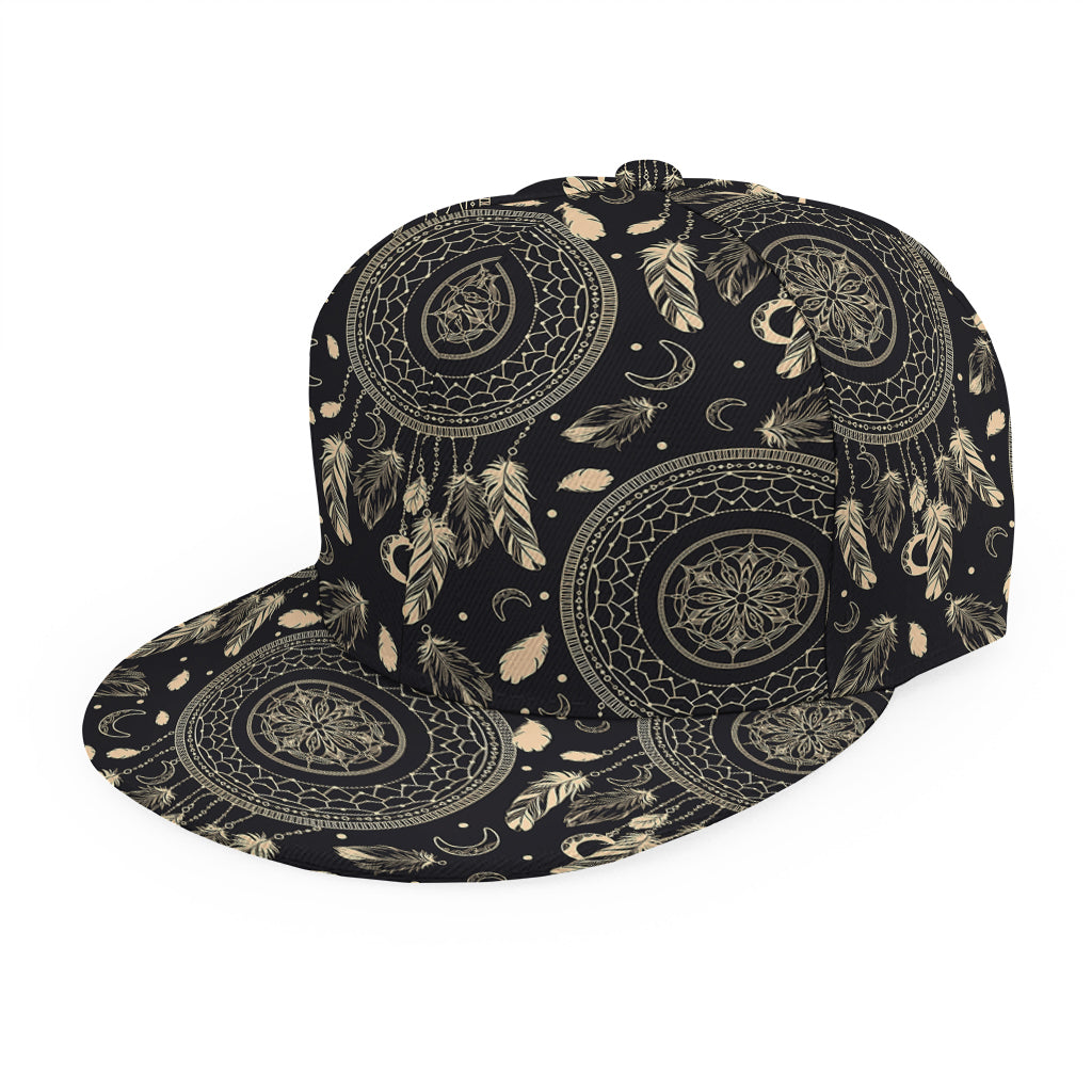 Vintage Native Dream Catcher Print Snapback Cap