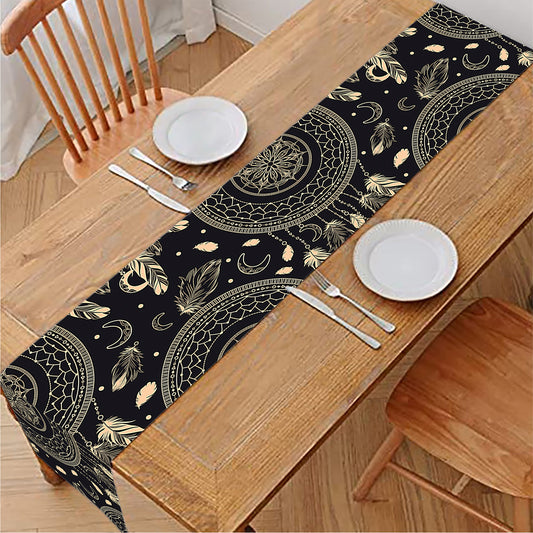 Vintage Native Dream Catcher Print Table Runner