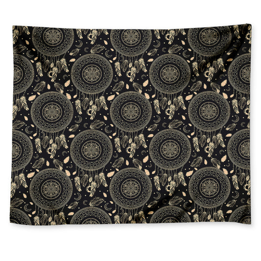 Vintage Native Dream Catcher Print Tapestry