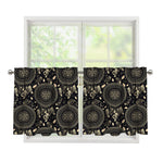 Vintage Native Dream Catcher Print Tier Curtains