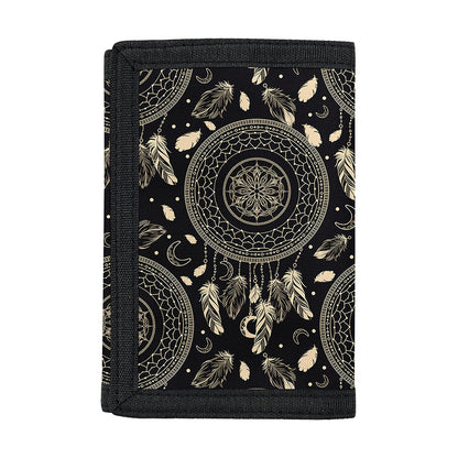Vintage Native Dream Catcher Print Trifold Wallet