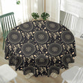 Vintage Native Dream Catcher Print Waterproof Round Tablecloth