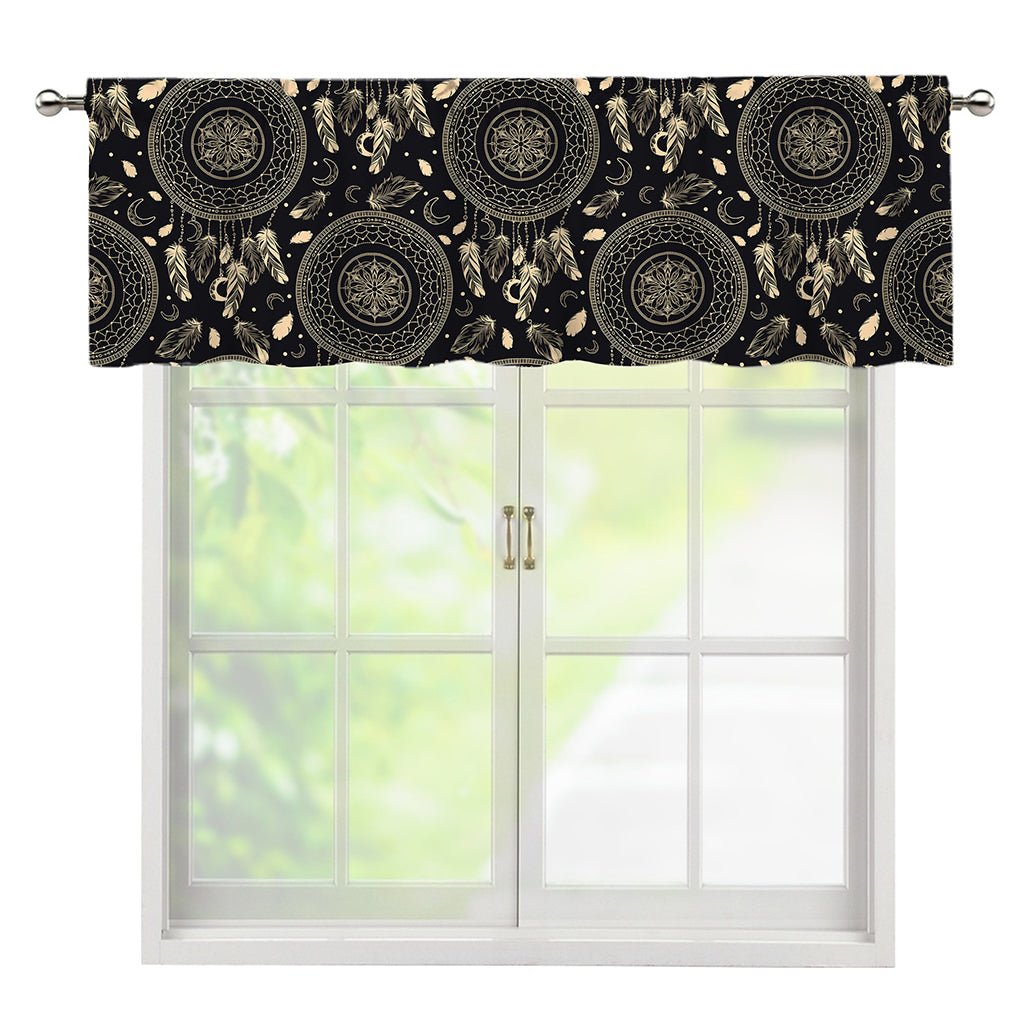 Vintage Native Dream Catcher Print Window Valance