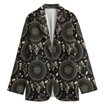 Vintage Native Dream Catcher Print Women's Blazer