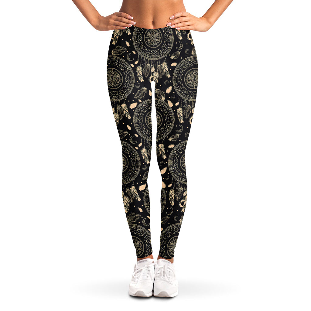 Vintage Native Dream Catcher Print Women's Leggings