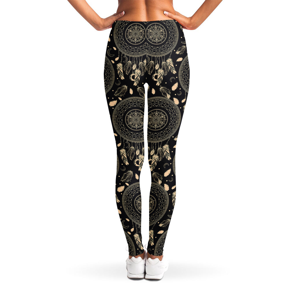 Vintage Native Dream Catcher Print Women's Leggings