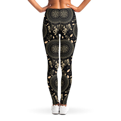 Vintage Native Dream Catcher Print Women's Leggings
