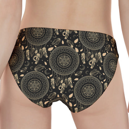 Vintage Native Dream Catcher Print Women's Panties