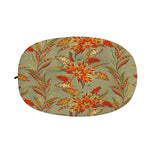Vintage Orange Bohemian Floral Print Car Side Mirror Covers
