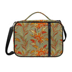 Vintage Orange Bohemian Floral Print Shoulder Strap Bible Bag