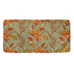 Vintage Orange Bohemian Floral Print Towel