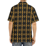 Vintage Orthodox Pattern Print Aloha Shirt