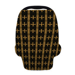 Vintage Orthodox Pattern Print Baby Seat Cover
