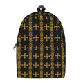 Vintage Orthodox Pattern Print School Backpack