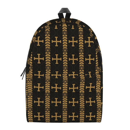 Vintage Orthodox Pattern Print Backpack