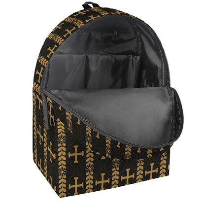 Vintage Orthodox Pattern Print Backpack