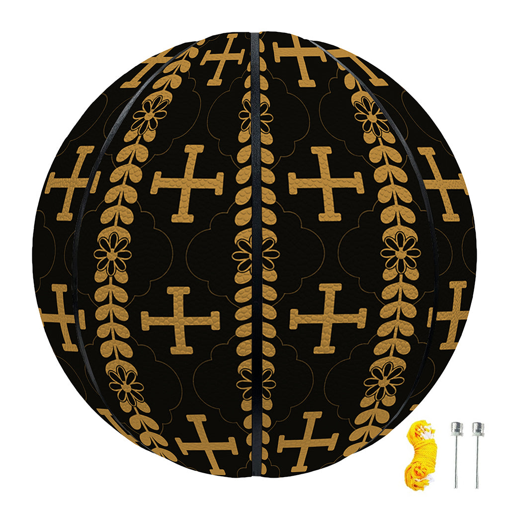 Vintage Orthodox Pattern Print Basketball