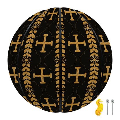 Vintage Orthodox Pattern Print Basketball