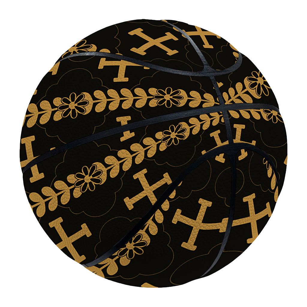 Vintage Orthodox Pattern Print Basketball