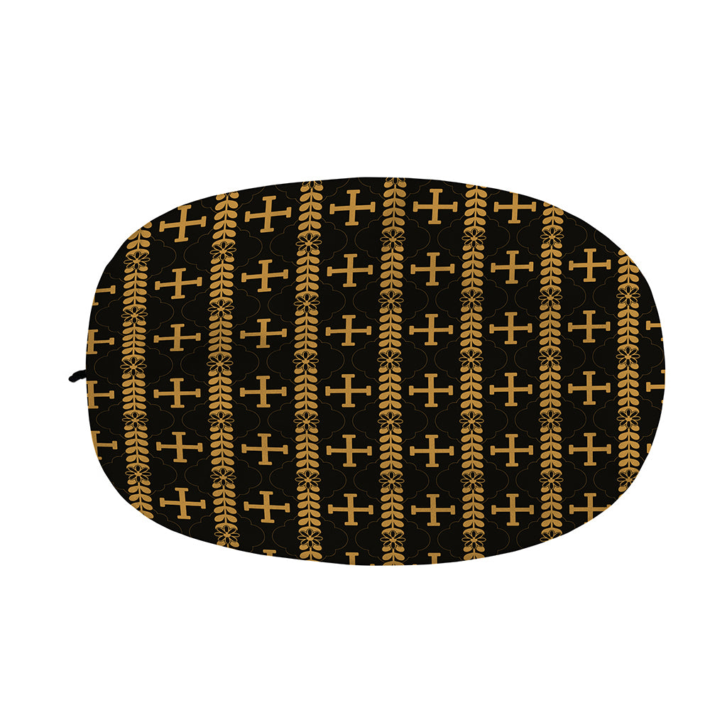 Vintage Orthodox Pattern Print Car Side Mirror Covers
