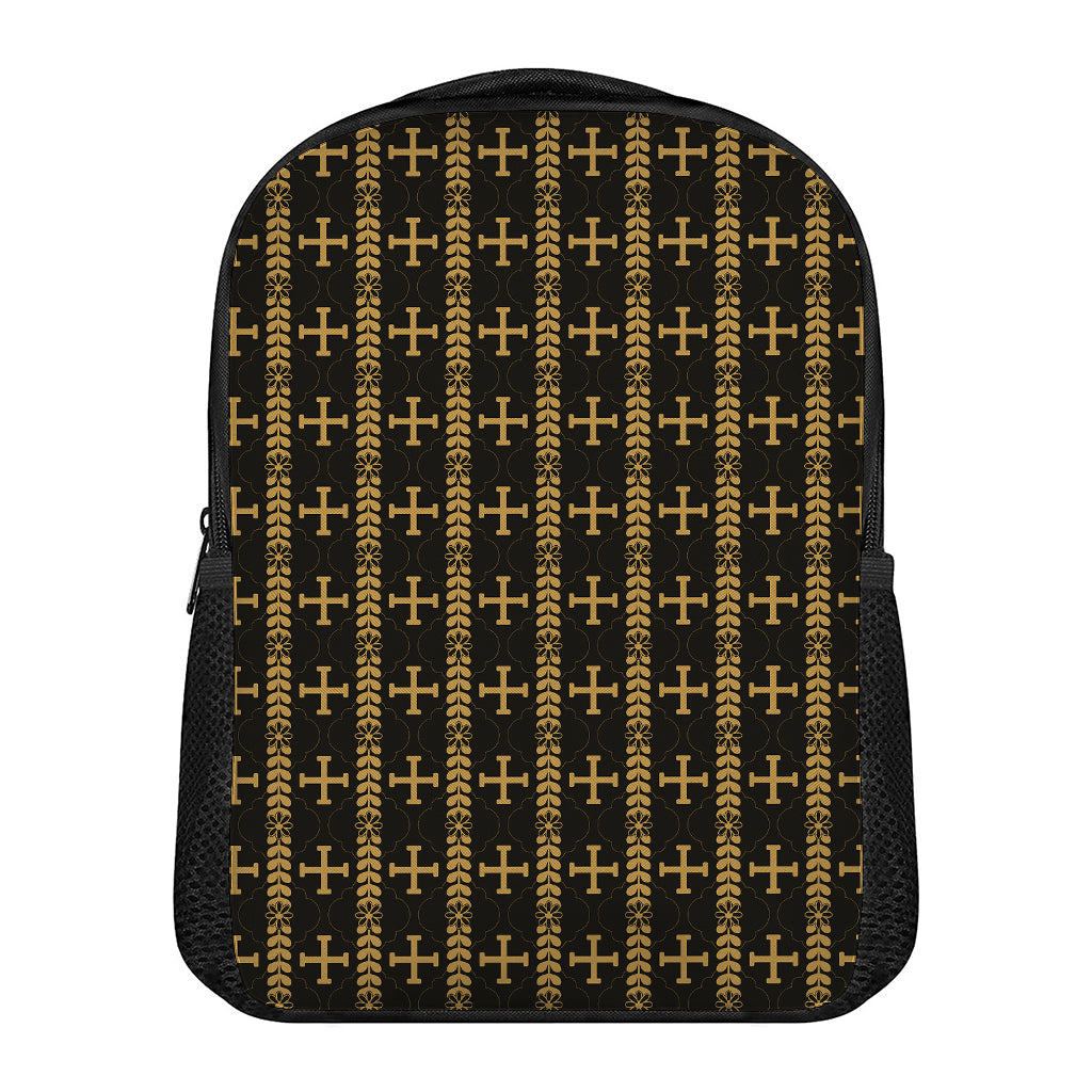 Vintage Orthodox Pattern Print Casual Backpack