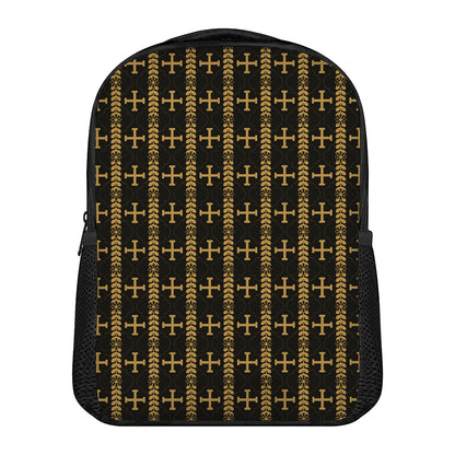 Vintage Orthodox Pattern Print Casual Backpack