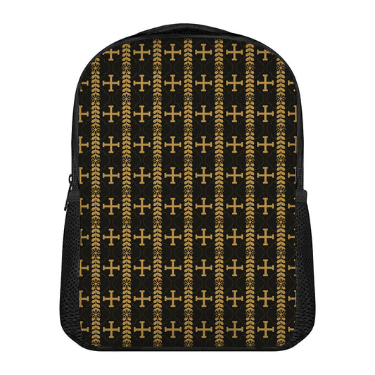 Vintage Orthodox Pattern Print Casual Backpack