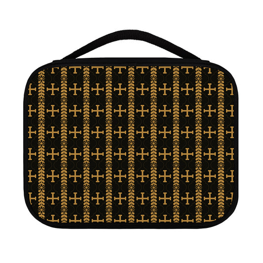 Vintage Orthodox Pattern Print Classic Bible Case