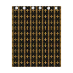 Vintage Orthodox Pattern Print Curtain