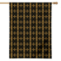Vintage Orthodox Pattern Print House Flag