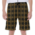 Vintage Orthodox Pattern Print Men's Beach Shorts