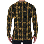 Vintage Orthodox Pattern Print Men's Long Sleeve T-Shirt