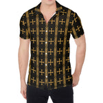 Vintage Orthodox Pattern Print Men's Shirt