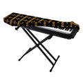 Vintage Orthodox Pattern Print Piano Keyboard Cover