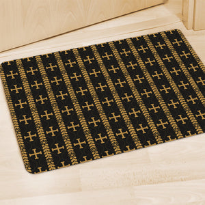 Vintage Orthodox Pattern Print Polyester Doormat