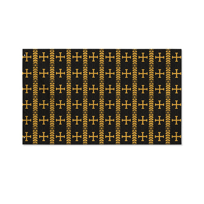 Vintage Orthodox Pattern Print Polyester Flag