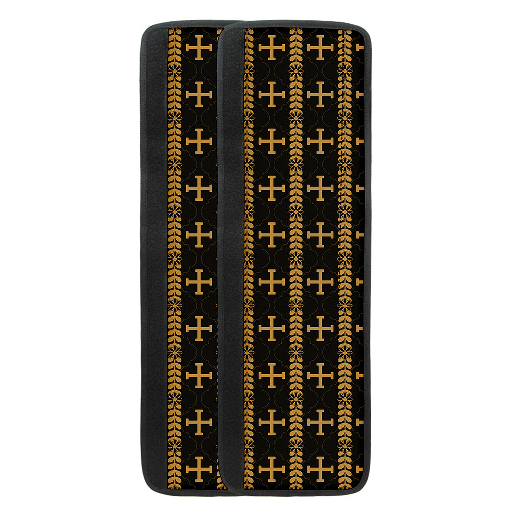 Vintage Orthodox Pattern Print Refrigerator Handle Covers