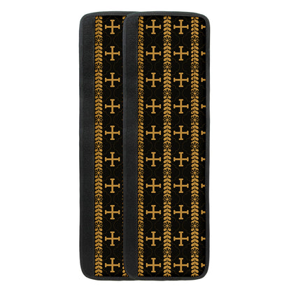 Vintage Orthodox Pattern Print Refrigerator Handle Covers
