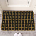 Vintage Orthodox Pattern Print Rubber Doormat
