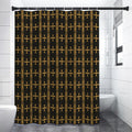 Vintage Orthodox Pattern Print Shower Curtain