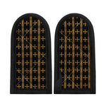 Vintage Orthodox Pattern Print Skillet Handle Cover