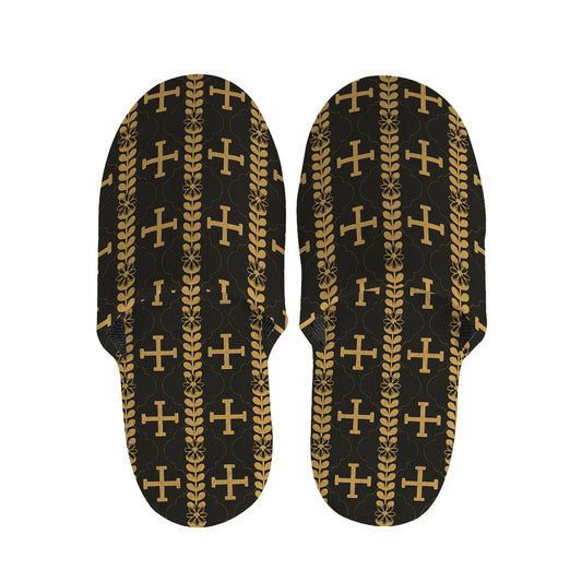Vintage Orthodox Pattern Print Slippers