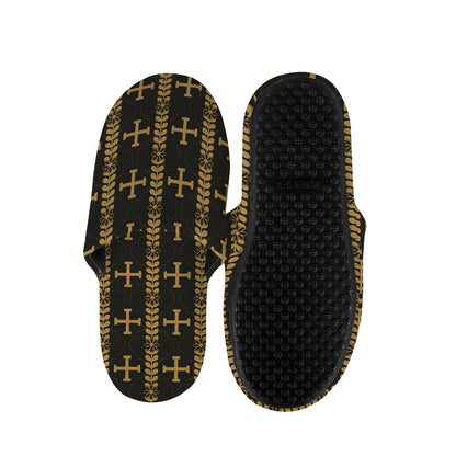 Vintage Orthodox Pattern Print Slippers