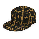 Vintage Orthodox Pattern Print Snapback Cap