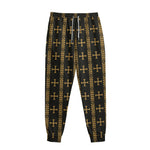 Vintage Orthodox Pattern Print Sweatpants
