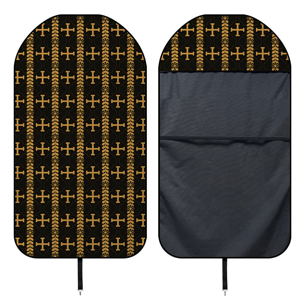 Vintage Orthodox Pattern Print Waterproof Car Seat Cover