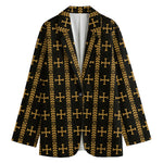 Vintage Orthodox Pattern Print Women's Blazer