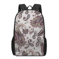 Vintage Paisley Pattern Print 17 Inch Backpack