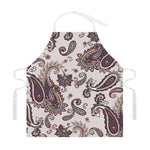 Vintage Paisley Pattern Print Adjustable Apron