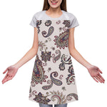 Vintage Paisley Pattern Print Adjustable Apron